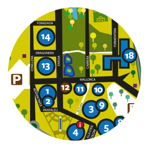mapa de presentacions i activitats