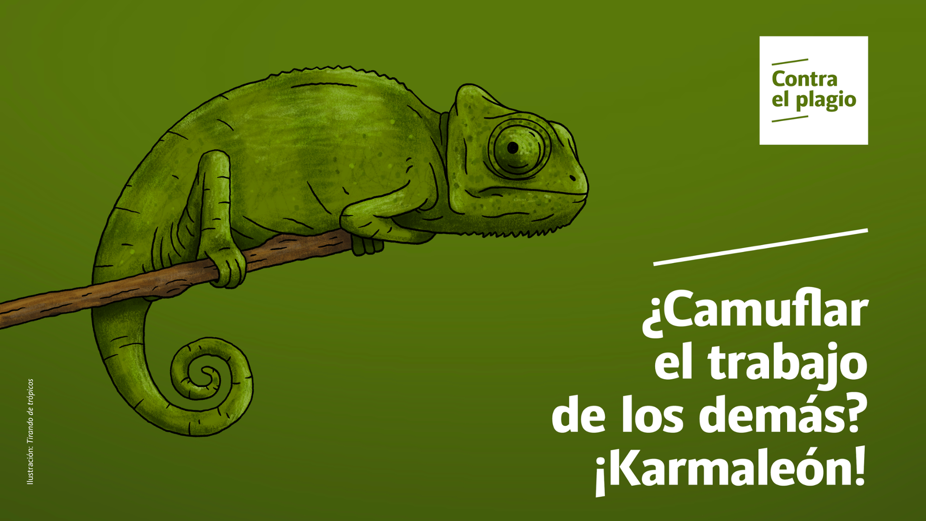 Contra el plagio. ¿Camuflar el trabajo de los demás?