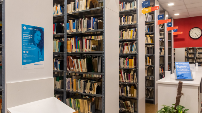 Biblioteca de l'edifici Ramon Llull al campus universitari - Foto: A.COSTA/UIB