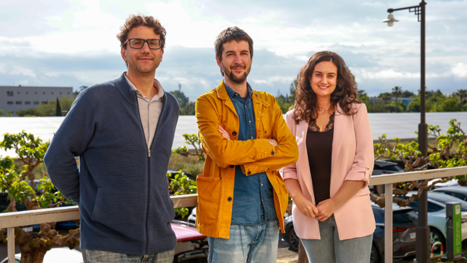 Equip d'investigadors de la UIB: el doctors Eduard Alonso Paul, Pau Balart i Lara Ezquerra - FOTO: 